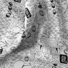 Printed Cotton DOMOSAN White / Black